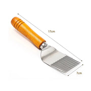 Uncapping Scratcher with a Wooden Handle
