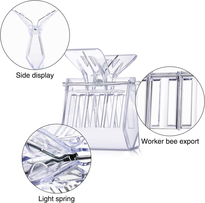 Ergonomic Queen Bee Catcher Clips (6 Pieces)